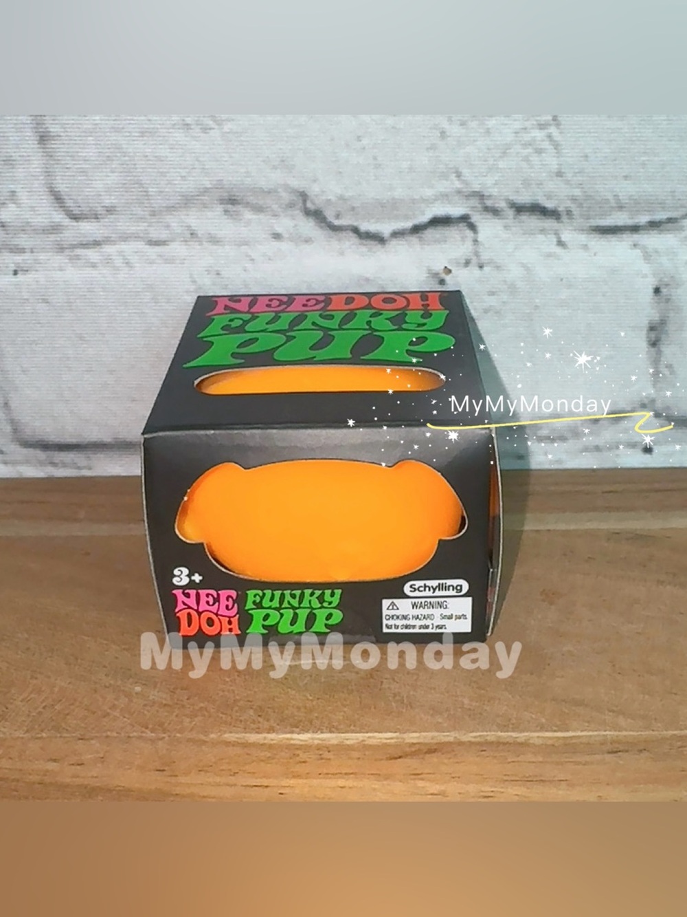 NeeDoh Funky Pup Orange